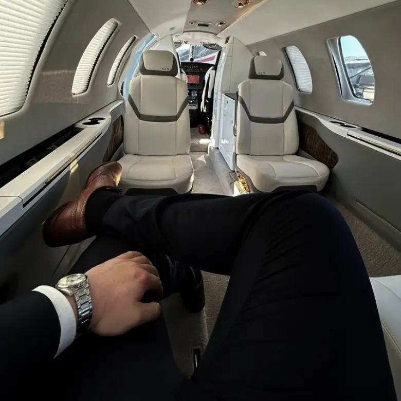 Private jet experience for a VIP traveler managed by a luxury concierge in Thailand